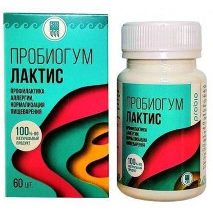 Пробиогум Лактис, таблетки, 60 шт