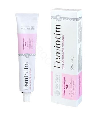 Изображение Феминтим, гель увлажняющий для интимной гигиены Femintim, 50 мл с аппликатором