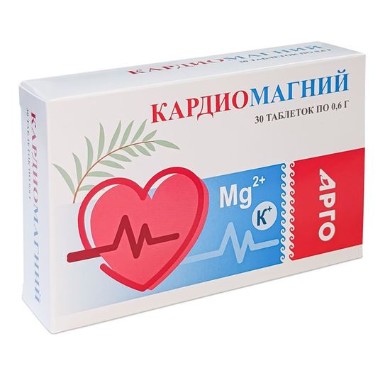 Изображение Концентрат пищевой «Кардиомагний», таблетки, 30 шт