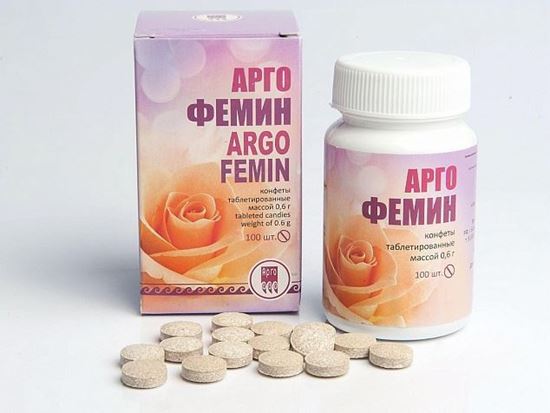 Изображение Концентрат пищевой «Аргофемин», таблетки, 100 шт